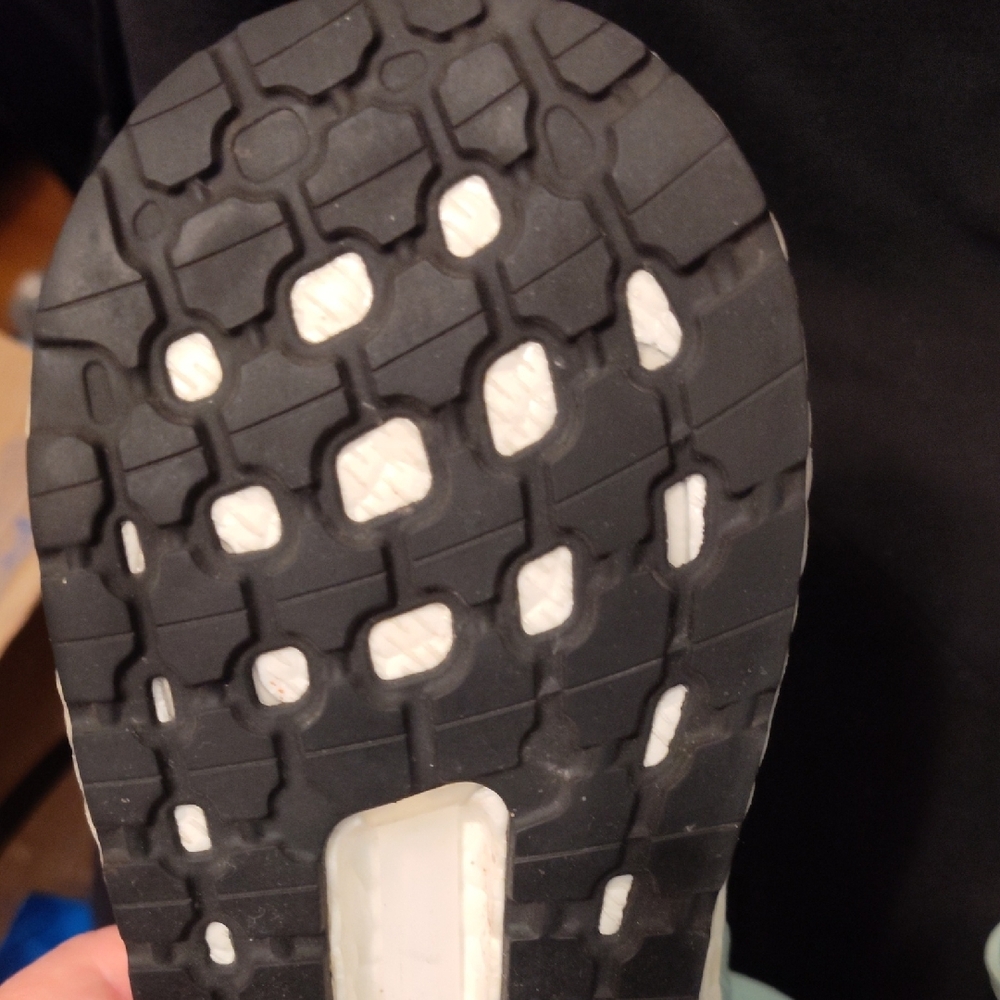 Adidas Women's Mint and Gray Sneakers - Picture 4 of 6